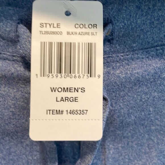 32 Degrees Cool Soft Sleep Lounge Pants Blue Knit Drawstring Pull-On L - Picture 5 of 8